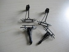 2 Paar Original Sommerfeldt H0 Einholmstromabnehmer schwarz. Wie Neu.