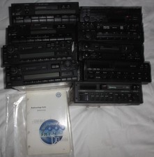 9x Kassetten Autoradios – VW – Ford – Pioneer – u.a. - aus Werkstadtauflösung