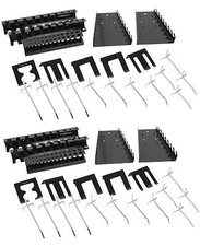 Ondis24 2x Lochwandhaken Werkzeughalter Lochwand Zangen & Bohrerhalter 22 Teile 
