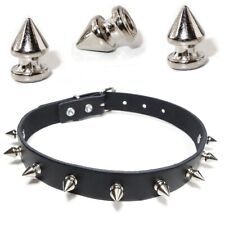 Halsband >> Nietenhalsband >> Lederhalsband Nieten Choker Halsband Gothic Punk