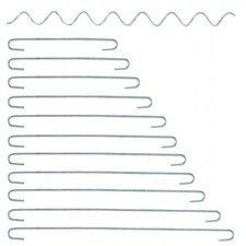 Distanzhalter Distanz-Haken Gabionen Abstandshalter Spannhaken verzinkt 10er