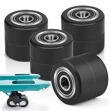 4tlg Hubwagen Rollen 80x70mm