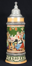 Jugendstil bierkrug - jugendstil,