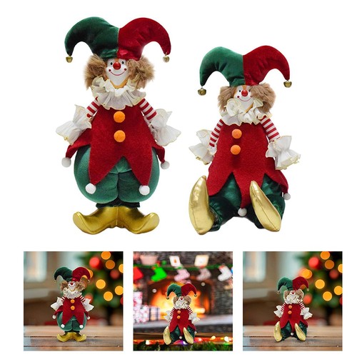 Weihnachts-Clown-Puppe