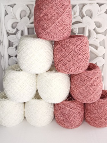 600 puder rose garnpaket - gr, puder-rose