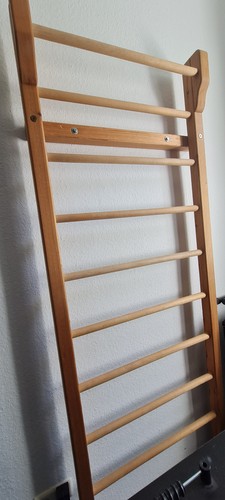 Sprossenwand aus holz - aus,
