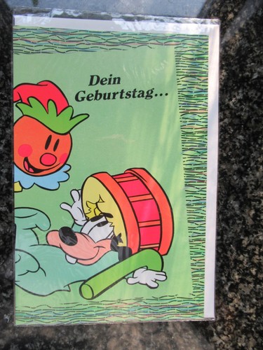 Geburtstagskarte pluto micky - geburtstagskarte, pluto/micky