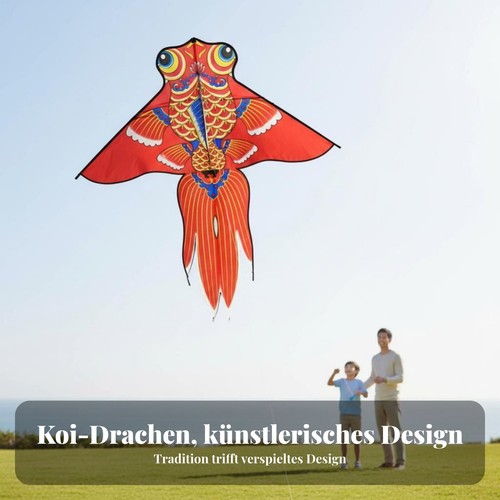 Koi drachen runder fisch - koi-drachen,,