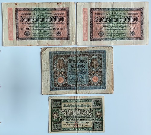 Alte banknoten geldscheine - 4,
