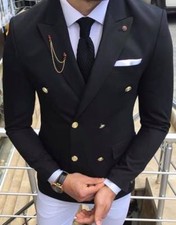 Designer Schwarz Zweireiher