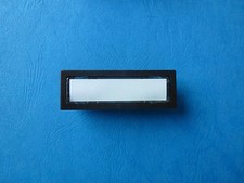 Klingeltaster, Kombitaster Renz, Lira 85116 weiss, braun oder schwarz, 65x22 mm