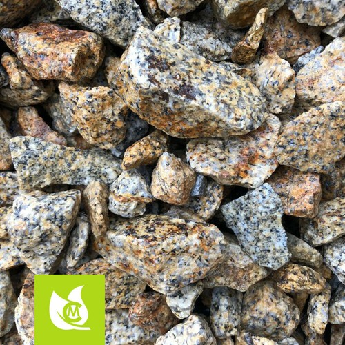 Granit splitt gelb 32mm - gelb,, 16/32mm