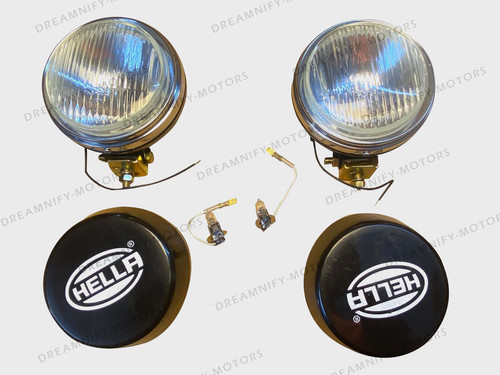 Paar hella rund nebel - hella, lampe