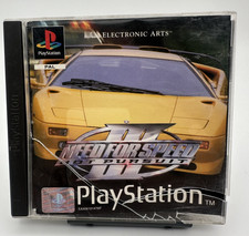 PS1 Playstation Need for Speed III Hot Pursuit 3  Hülle +  Brennender Asphalt CD