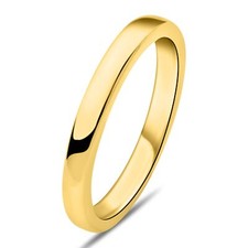 Bandring 3mm schlicht karat - bandring,