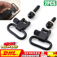2 Stück Riemenbügel Schnell Abnehmbare Wirbel Sling Swivels Schraube Gewehr Jagd