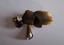 Brosche Antik Blumenbrosche