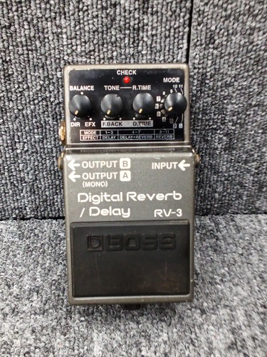 Boss digital reverb delay - boss, rv-3