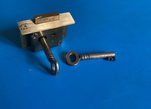 Antik messing hebel - messing,