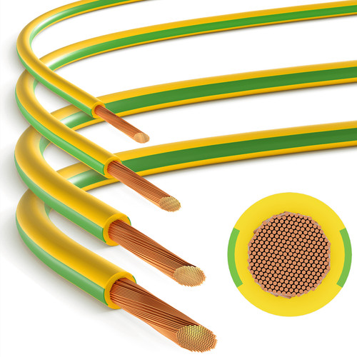 Erdungskabel meterware 4 - meterware, 1x