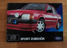 Ford - RS-Sportzubehör Capri-Fiesta-Escort-Orion-Sierra-Scorpio (April 1986)