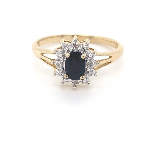 Ring 585 14k gelb weißgold - 585/14k, gelb/