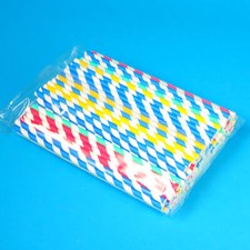 150 Papiertrinkhalme Jumbo