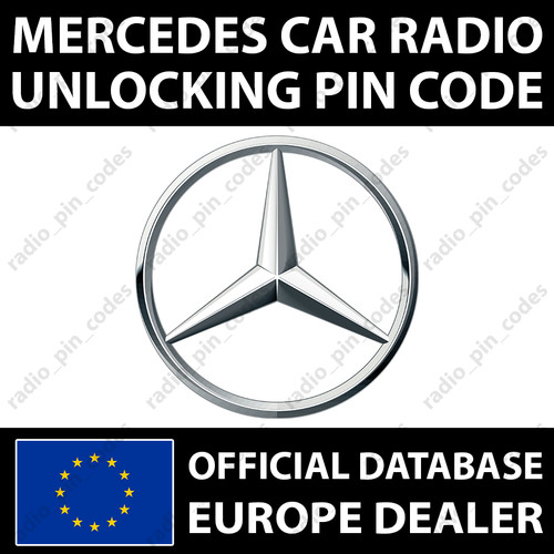Mercedes radio pin code audio - mercedes,