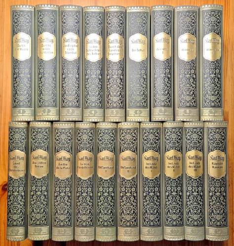 19x karl may gesammelte - karl, werke