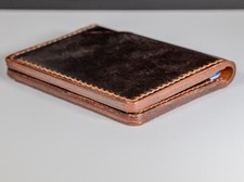 Geldbörse Echt Leder Handarbeit | Sattlernaht & polierte Kanten | Biker Wallet