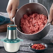 Elektrisch Fleischwolf Wurstmaschine Wurstf Hackfleisch Maschine Zerkleinerer DE