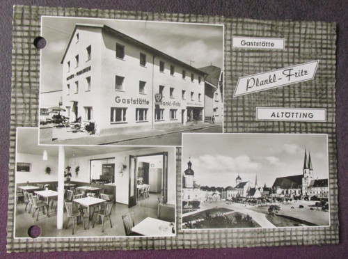 Altötting gaststätte - ak,