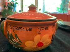 Poubelle de Table - Tischabfalleimer aus Ton