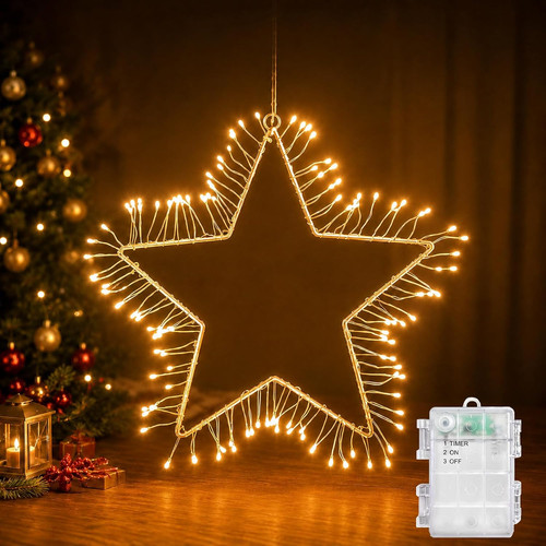 Led weihnachtsstern feuerwerk - weihnachtsstern,