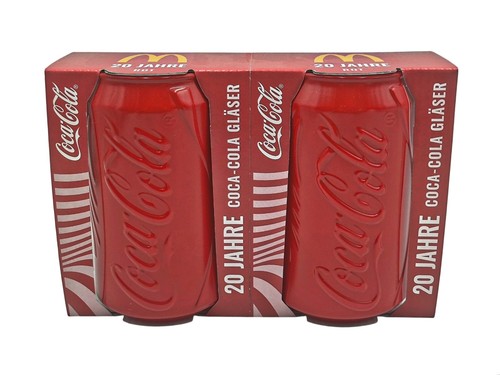 Mcdonald coca cola glas - 2x,