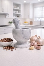 Edler Mörser mit Stößel aus