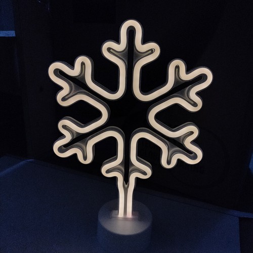 Party led neon - neon, schneeflocke