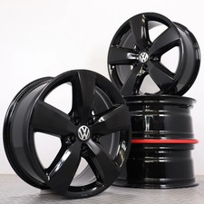 Alufelgen 19Zoll VW  T5 T6 T6.1 Original Felgen Aragonit 8x19 ET43 schwarz glanz