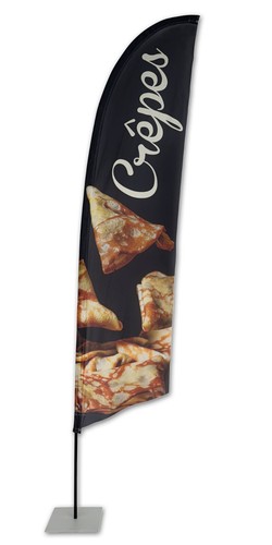 Crêpes beachflag gerade 270 - beachflag,