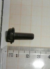 Ersatzschraube für Säge,Flex,andere Linksgewinde 2 stk -M6 x 18mm Flansch