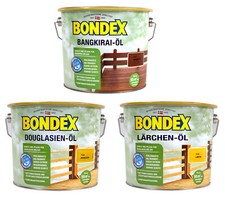 Bondex Hartholzöl Holzöl 4L BEULE Teak Bangkirai Lärche Douglasie UV Öl