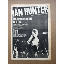 IAN HUNTER HAMMERSMITH ODEON