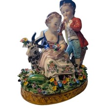Porzellan figurengruppe mit - figurengruppe,
