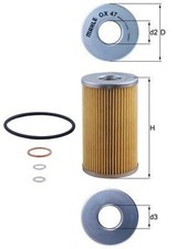 MAHLE Ölfilter OX 47D