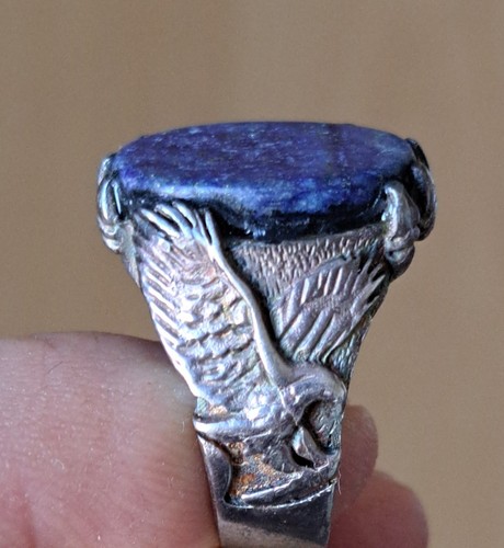 Blauer natur halbedelstein - blauer, natur-halbedelstein