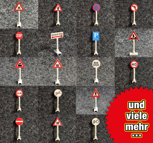 Lego straßenschild bedruckt - lego,