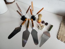 Konvolut Bakelit Catalin Kunstharz DDR-Zeit,Tortenheber,Würfel,Gabeln und Halter