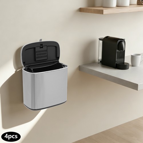 Wall mount trash can - wall,