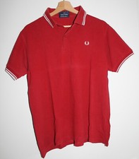Fred Perry Polo rot Gr. S Oi! Skinhead Punk SKA MOD