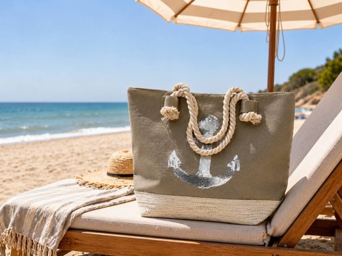 Strandtasche anker - |, |
